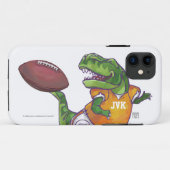 Coques Case-Mate iPhone Joueur de football Dino (Dos (Horizontal))