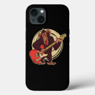 Case-Mate iPhone Case Joueur de guitare vintage Chimpanzé Graphique