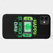 Coques Case-Mate iPhone Joueur de jeu vidéo Trèfle Joyeux St Patrick (Dos (Horizontal))