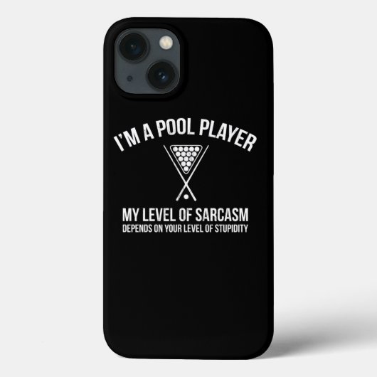 Coques Case-Mate iPhone Joueur de la piscine Cadeau Billiard Snooker Sarca (Verso)