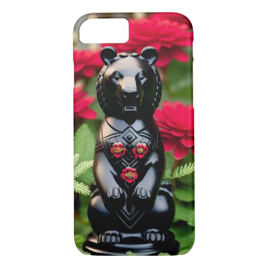Coques Case-Mate iPhone Joueur de l'ours noir (Dos)