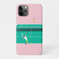 Joueur de Match Art Moderne Pink Green