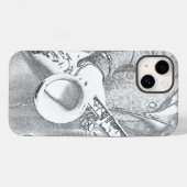 Coques Case-Mate iPhone joueur de saxophone (Verso (horizontal))