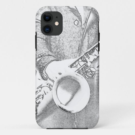 Coques Case-Mate iPhone joueur de saxophone (Dos)