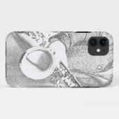 Coques Case-Mate iPhone joueur de saxophone (Dos (Horizontal))