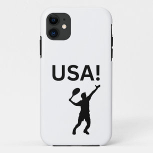 Case-Mate iPhone Case Joueur de tennis américain utilisant un point comm