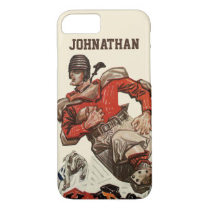 Etui iPhone Case-Mate Joueur du quart-tour de football sportif vintage