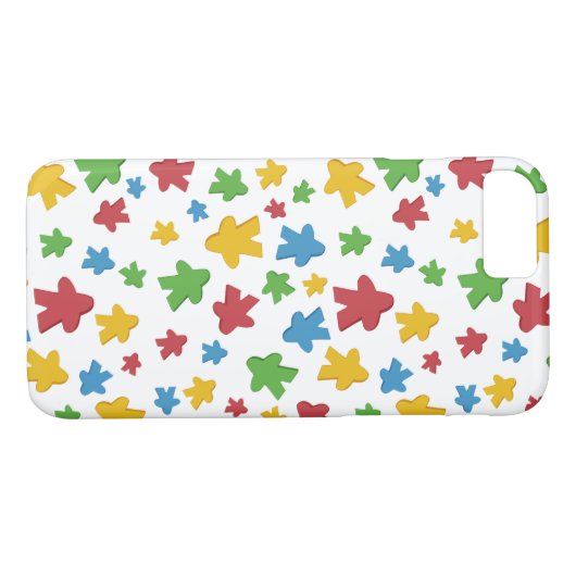 Coques Case-Mate iPhone Joueur joyeux Meeple Motif (Dos (Horizontal))