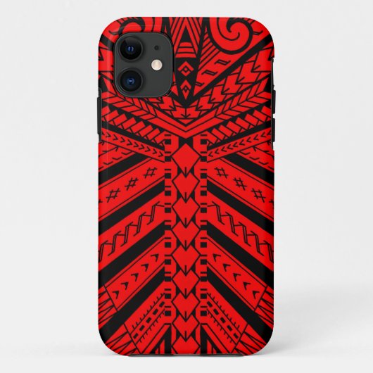 Coques Case-Mate iPhone Joueur Samoan de rugby de tatouage de Bill (Dos)