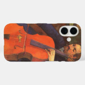 Coques Case-Mate iPhone Joueur Schneklud Portrait par Paul Gauguin (Verso (horizontal))