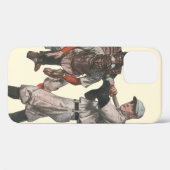 Coques Case-Mate iPhone Joueurs De Baseball vintages (Verso (horizontal))