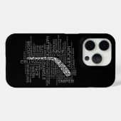Coques Case-Mate iPhone Joueurs de hockey et lang (Verso (horizontal))