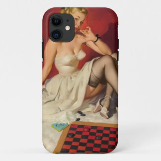 Etui iPhone Case-Mate Jouons à un jeu - Fille Pin-Up Rétro