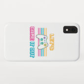 Coques Case-Mate iPhone Jouons-y - Rétro style (Dos (Horizontal))