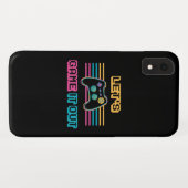 Coques Case-Mate iPhone Jouons-y - Rétro style (Dos (Horizontal))