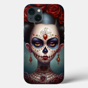Case-Mate iPhone Case Jour De La Fille Du Crâne Sucre Des Morts