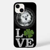 Coques Case-Mate iPhone Jour de la Saint Patrick Love with Irish Shamrock  (Verso)