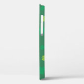 Coques Case-Mate iPhone Jour de la Saint Patrick Motif Shamrock vert (Verso / Gauche)