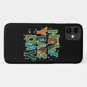 Coques Case-Mate iPhone Jour de l'an (Dos (Horizontal))