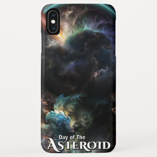 Coques Case-Mate iPhone Jour De L'Art Fractal SciFi Astéroïde (Dos)