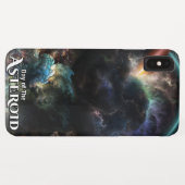 Coques Case-Mate iPhone Jour De L'Art Fractal SciFi Astéroïde (Dos (Horizontal))