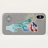 Coques Case-Mate iPhone Jour de l'indépendance | (Dos (Horizontal))