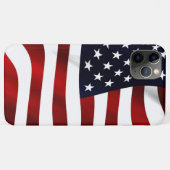 Coques Case-Mate iPhone Jour de l'indépendance patriotique du drapeau amér (Dos (Horizontal))