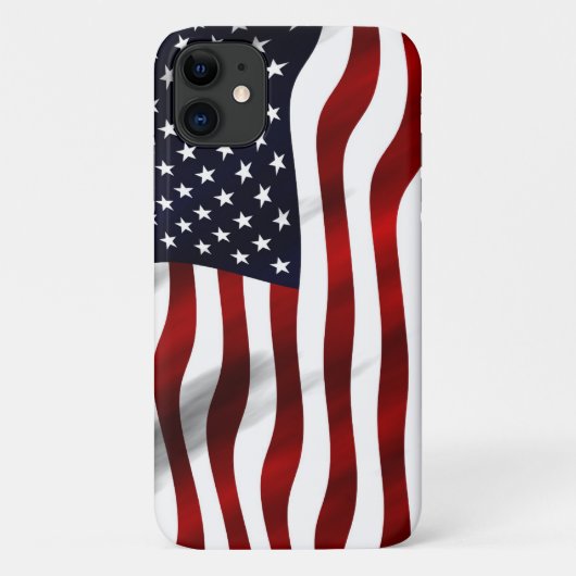 Coques Case-Mate iPhone Jour de l'indépendance patriotique du drapeau amér (Dos)