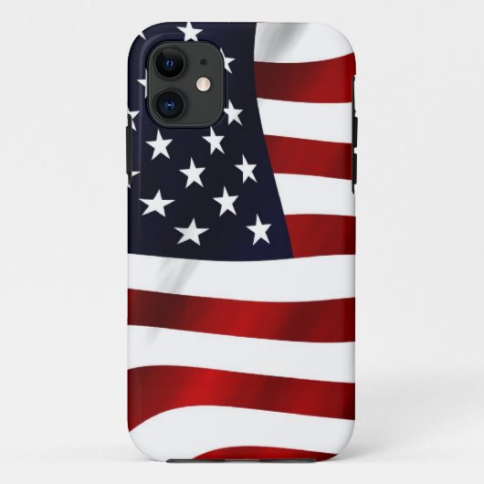 Coques Case-Mate iPhone Jour de l'indépendance patriotique du drapeau amér (Dos)