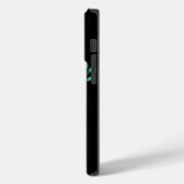 Coques Case-Mate iPhone Jour des Morts crânes et fleurs de sucre Noir (Verso / Gauche)