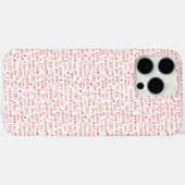 Coques Case-Mate iPhone Jour des Valentines Mots romantiques (Verso (horizontal))