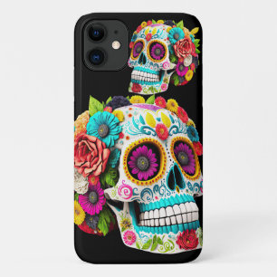 Case-Mate iPhone Case Jour du crâne de sucre coloré des Calaveras Mortes