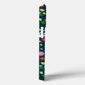 Coques Case-Mate iPhone Jour du squelette mort Mains Floral Noir (Verso / Droite)