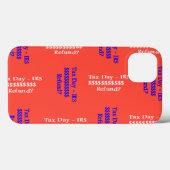 Coques Case-Mate iPhone Jour fiscal (Verso (horizontal))
