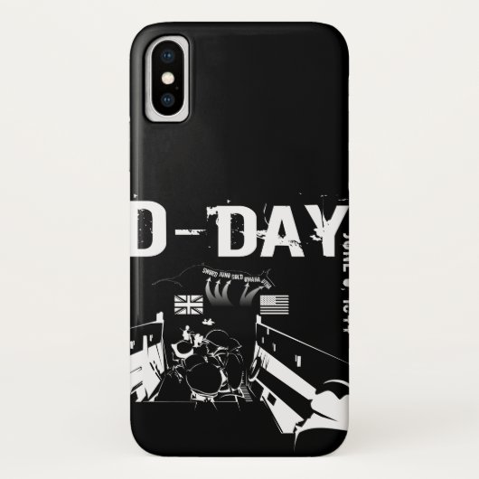 Coques Case-Mate iPhone JOUR J 6 juin 1944 (Dos)