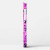 Coques Case-Mate iPhone JOUR, MARGUERITE, MARGHERITA MONOGRAM Violet Flora (Verso / Gauche)