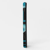 Coques Case-Mate iPhone Jour pluvieux dans le bleu (Dos/Gauche)