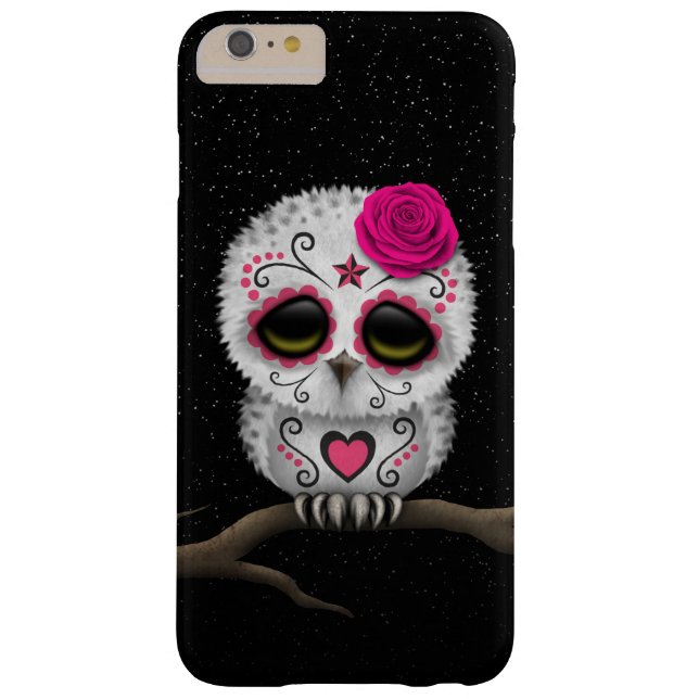 Coques Case-Mate iPhone Jour rose mignon des étoiles mortes de hibou de (Dos)
