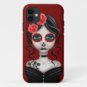 Etui iPhone Case-Mate Jour triste de la fille morte sur le rouge