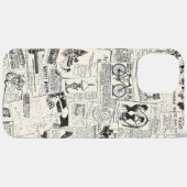Coques Case-Mate iPhone Journal de l'époque (Retour (horizontal))