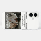Coques Case-Mate iPhone Journal Mariés et Heureux Photo (Verso (horizontal))