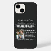 Coques Case-Mate iPhone Journal Meilleur Papi Photo Noir (Verso)