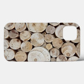 Coques Case-Mate iPhone Journaux en bois (Verso (horizontal))