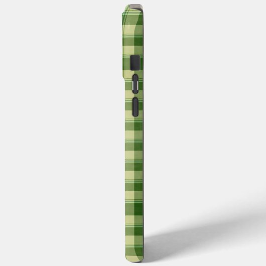 Coques Case-Mate iPhone Journée de la Saint Patrick à Plaid Vert (Verso / Gauche)