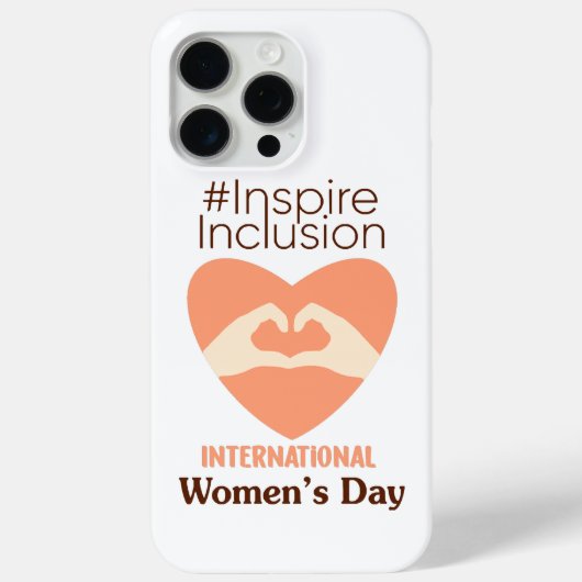 Coques Case-Mate iPhone Journée internationale de la femme 2024 Inspirer l (Verso)