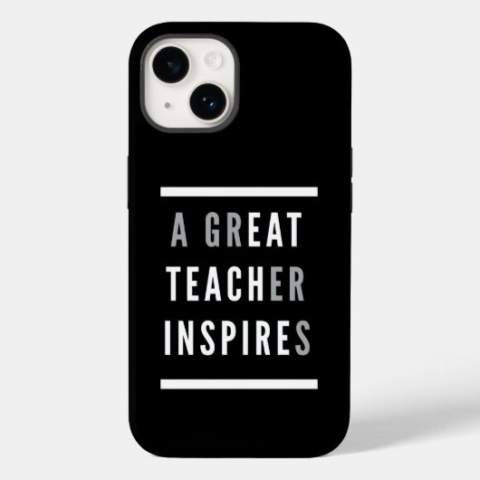 Coques Case-Mate iPhone Journée internationale des enseignants Manger Ense (Verso)