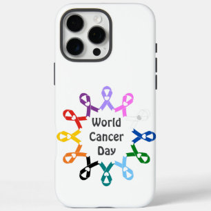 Coques iPhone 16 Pro Max Journée mondiale du cancer du sein poumon Colon Li