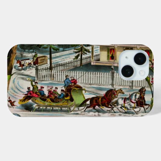 Coques Case-Mate iPhone Jours d'hiver (Verso (horizontal))