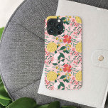 Case-Mate iPhone Case Joy Botanical Floral Festive Jardin Motif rose<br><div class="desc">Magnifique botanique floral & feuillage élégant motif floral étui téléphonique. Notre design présente nos botaniques festives florales dessinées à la main. Les abondantes botaniques florales créent un beau motif. Nous avons sélectionné une belle palette de couleurs de feuilles jaunes, roses rousses, rouges canneberges et verts de forêt profonde. Toutes les...</div>