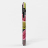 Coques Case-Mate iPhone Joy, Vert rose Anthracite Imaginaire Fleur Fractal (Dos/Droite)